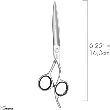 Foarfece de coafat Jaguar Hera 625, model Crane, design ergonomic, inox