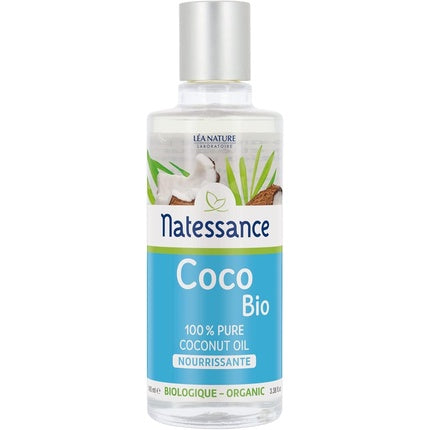 Ulei de cocos organic Natessance, 100 ml