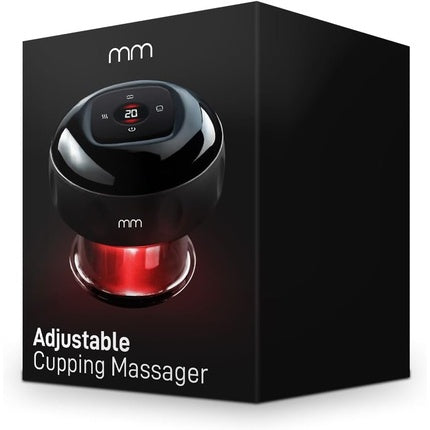Mikamax Adjustable Cupping Massager, Negru, cu panou digital de control