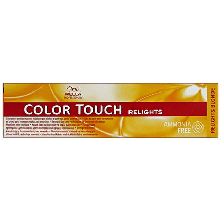 Vopsea păr Wella Color Touch Relights, Nuanță 34 Gold Red, 60ml, Fără Amoniac