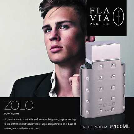Parfum Flavia Zolo Man, 100ml, argintiu