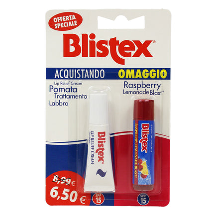 Pomadă și Stick Blistex, Set Ointment + Raspberry Lemonade, 13g+5g, SPF 15