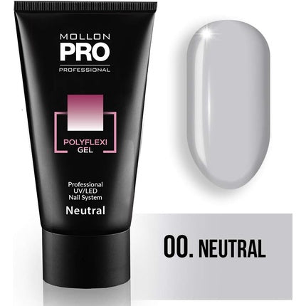 Gel Polish Mollon Pro PolyFlex Gel Color Clear Neutral 60ml