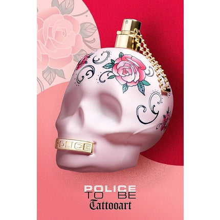 Police To Be Tattoo Art Femme Eau de Parfum Spray, roz