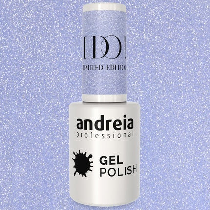 Gel Polish Andreia Professional I DO Limited Collection Colour ID6 Sky Blue cu Sclipici 10.5ml