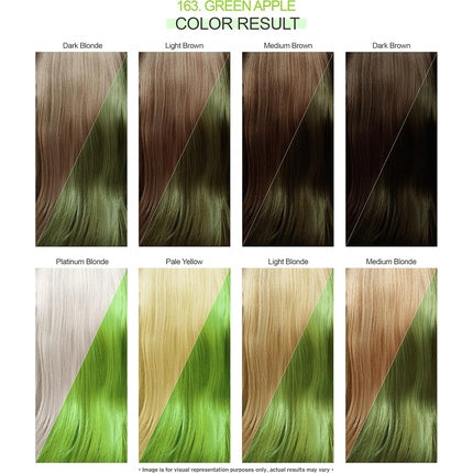 Vopsea păr, Adore, Shining, semi-permanent, verde, 118ml