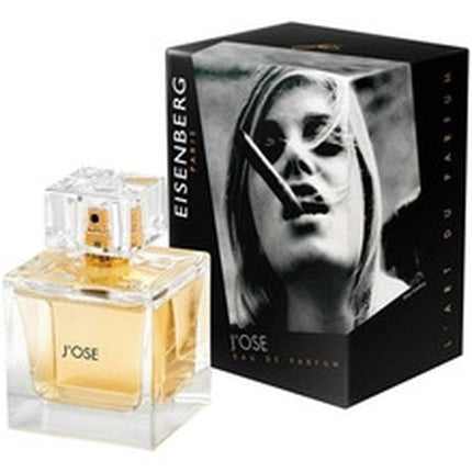 Eau de Parfum Eisenberg J'OSE, ambalaj negru, sticlă transparentă