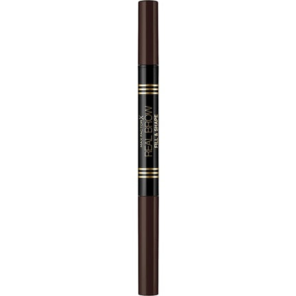 Creion pentru sprancene, Max Factor, Real Brow Fill & Shape, 04 Deep Brown