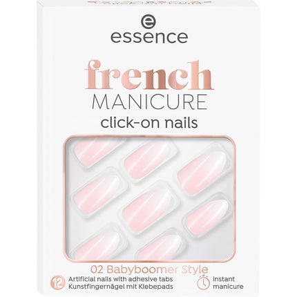 Unghii False, Essence, French Manicure, nude, 12 buc