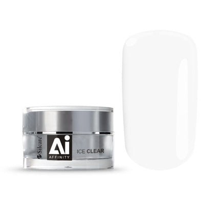 Gel de unghii Silcare Affinity Medium Viscosity One-Phase Ice Clear 15g