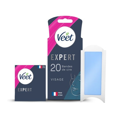 Benzi depilatoare față, Veet Expert, piele sensibilă