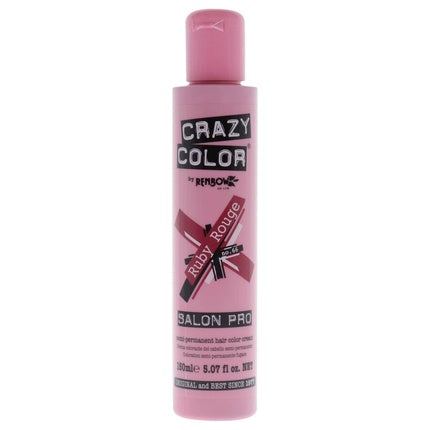 Culoare pentru Păr Semi-Permanentă Crazy Color Salon Pro 66 Ruby Rouge, 70ml