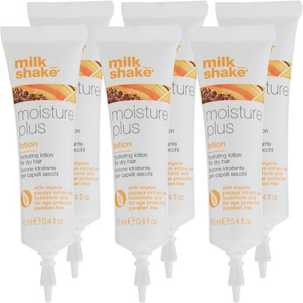 Lotiune hidratanta pentru par uscat, Milk Shake, Moisture Plus Lotion, 12ml
