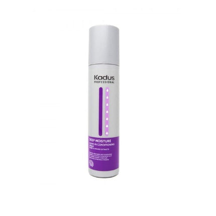 Spray de îngrijire fără clătire, Kadus Professional, Deep Moisture, alb și mov, 250 ml