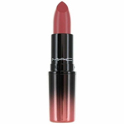 Ruj MAC Love Me, culoare roz pudrată, capac transparent