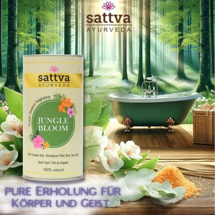 Sare baie, Sattva Ayurveda Jungle Bloom, floral, 300g