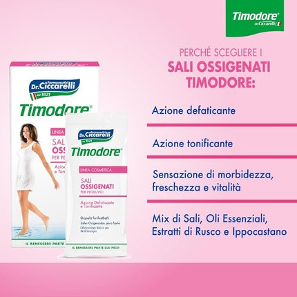 Sare baie picior Timodore, Dr. Ciccarelli, 400g, alb