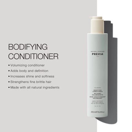 Condiționer pentru volum și densitate, Previa, Volumising Bodifying Conditioner, 250 ml