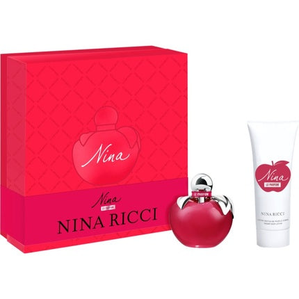 Set Cadou Parfum Nina Ricci, Nina Le Parfum, 50 ml + 100 ml, culoare roșie