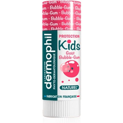 Balsam pentru buze copii, Dermophil, Bubble Gum, 4g