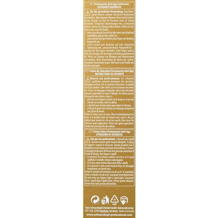 Vopsea de par, Schwarzkopf, IR Absolutes 7-50 Medium Blonde Gold Natural, 60ml