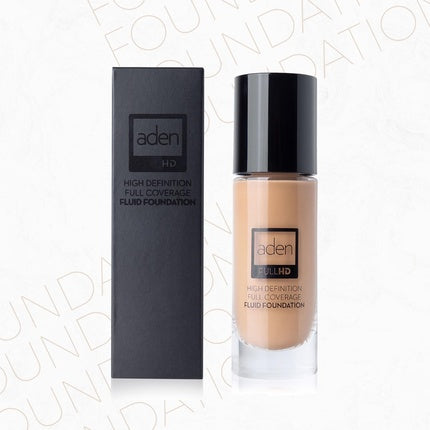 Fond de ten lichid Aden, No 4 Natural, Full HD, lungă durată, 20ml