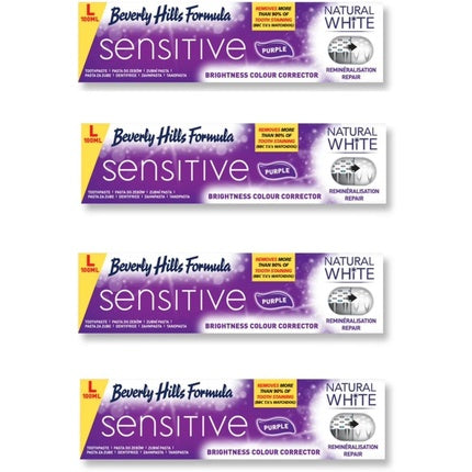 Pastă de dinți, Beverly Hills Formula, Natural White Sensitive, 100ml