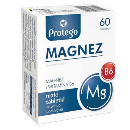 Supliment mineral, Protego Magnesium + Vitamina B6, 60 pastile
