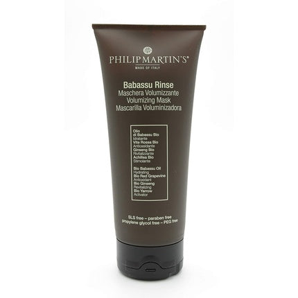 Condiționator Philip Martin's Babassu Rinse Volumizant, 200ml, Marron, Fără SLS