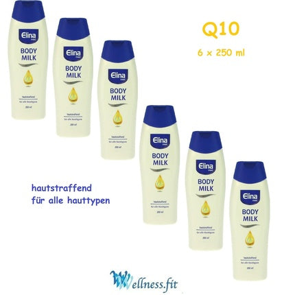 Lapte de corp, Elina Med, Q10, alb, 250ml