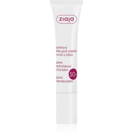 Cremă pentru ochi Ziaja Jasmine Antiwrinkle Eye Contour Cream 50+, 15 ml
