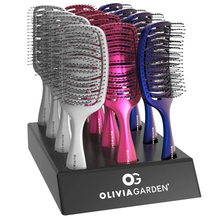 Perie Descurcare, Olivia Garden, iDetangle, argintiu