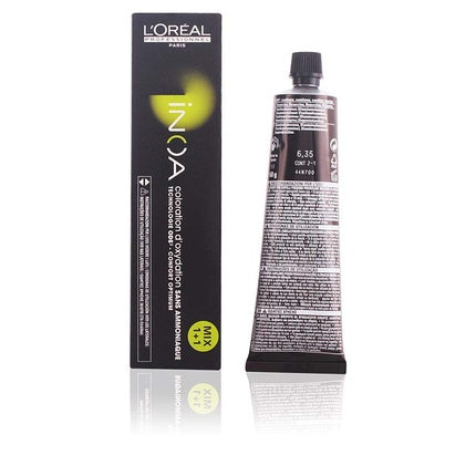 Vopsea de par, L'Oréal Professionnel, Inoa 6.35, Blond Mahoniu Auriu, 60ml