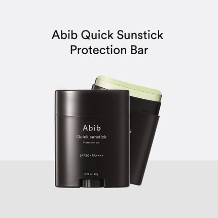 Abib Quick Sunstick Protection Bar SPF 50, Negru, Galben, 22g