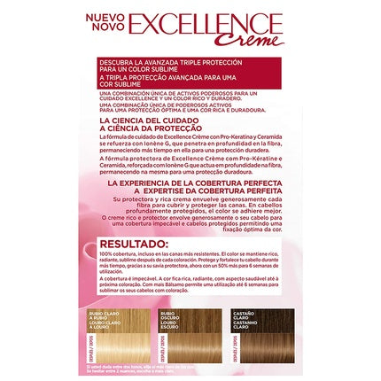 Vopsea de păr, L'Oréal Paris, Excellence Creme 9,1 Blond Deschis