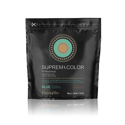 Pudră deodoranta, Farmavita, Suprema Color Blue, 500 g