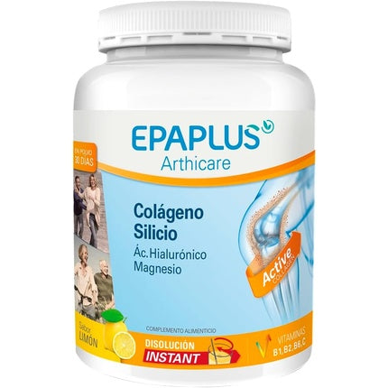 Supliment nutritiv Epaplus, colagen cu siliciu, acid hialuronic și magneziu, lămâie, 326g
