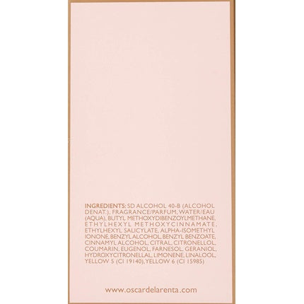 Parfum EDT, Oscar De La Renta, 100 ml, transparent