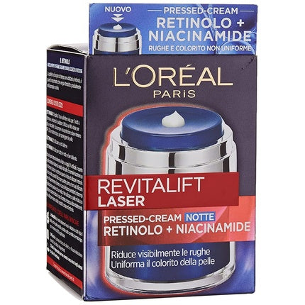 Cremă de noapte anti-îmbătrânire, L'Oréal Paris, Revitalift Laser Retinol + Niacinamide
