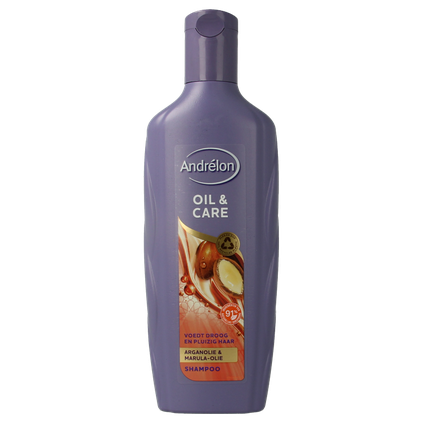 Șampon Andrélon Oil & Care cu Argan și Marula, 300 ml