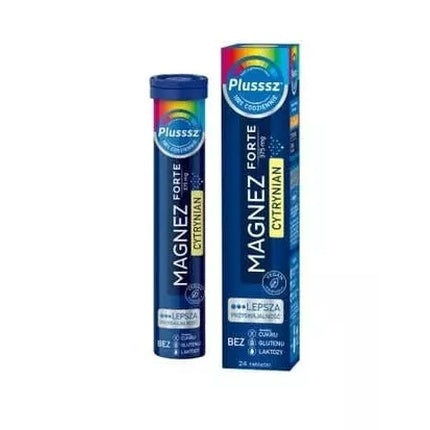 Tablete effervescente Plusssz Magnesium Forte Citrate, 24 buc
