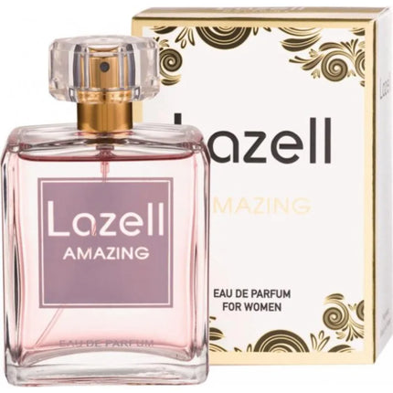 Parfum Lazell Amazing, flacon sticlă, roz