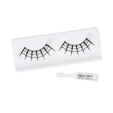 Rimel false Fright Night Spider Web, negru