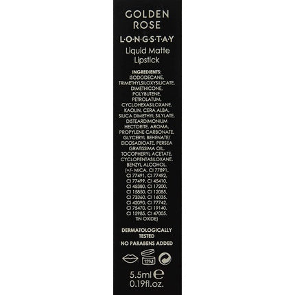 Ruj Lichid, Golden Rose, Matte, roșu