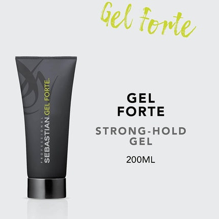 Gel de păr, Sebastian Professional, Gel Forte, 200 ml, fixare puternică