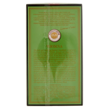 Eau De Toilette, Monotheme Verbena, 100 ml