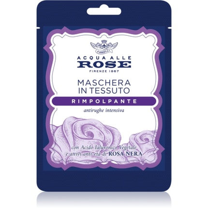 Masca facială Acqua Alle Rose, Plumping Disposable Face Sheet Mask