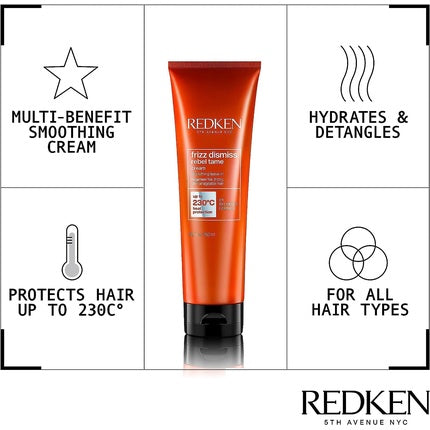 Crema pentru protecție termică, Redken Frizz Dismiss Rebel Tame, 396g