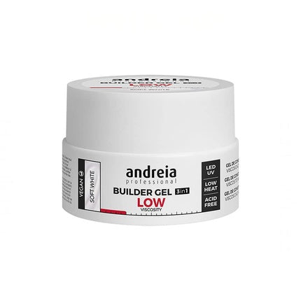 Gel de construcție, Andreia, Builder Gel 3in1, alb, 22g