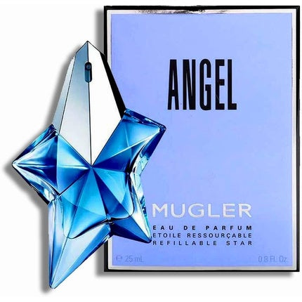 Eau de Parfum Angel de la Thierry Mugler, 25ml, Sticlă albastră în formă de stea